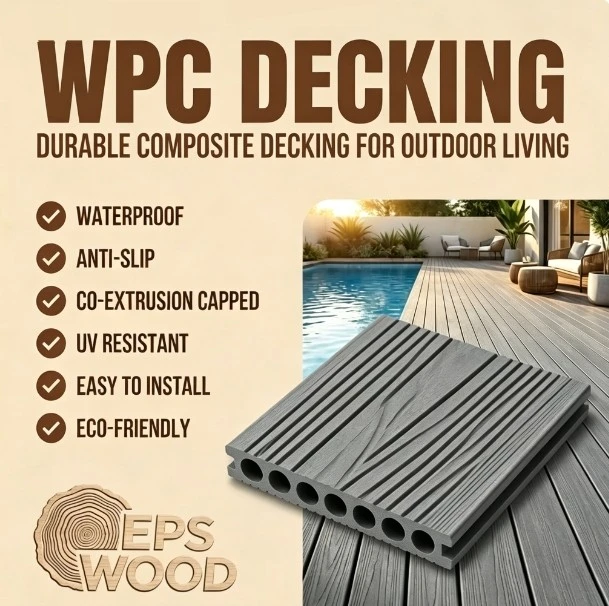 Low Maintenance WPC Decking Coextrusion Outdoor Wood Plastic Floor No Painting Garden Terrace Decking best