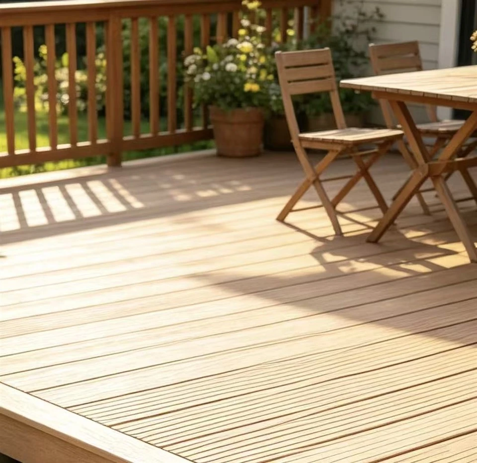 Modern Engineering Grade Co-extruded WPC Decking Outdoor Composite Deck Board Waterproof Long Service Life For Garden Resort