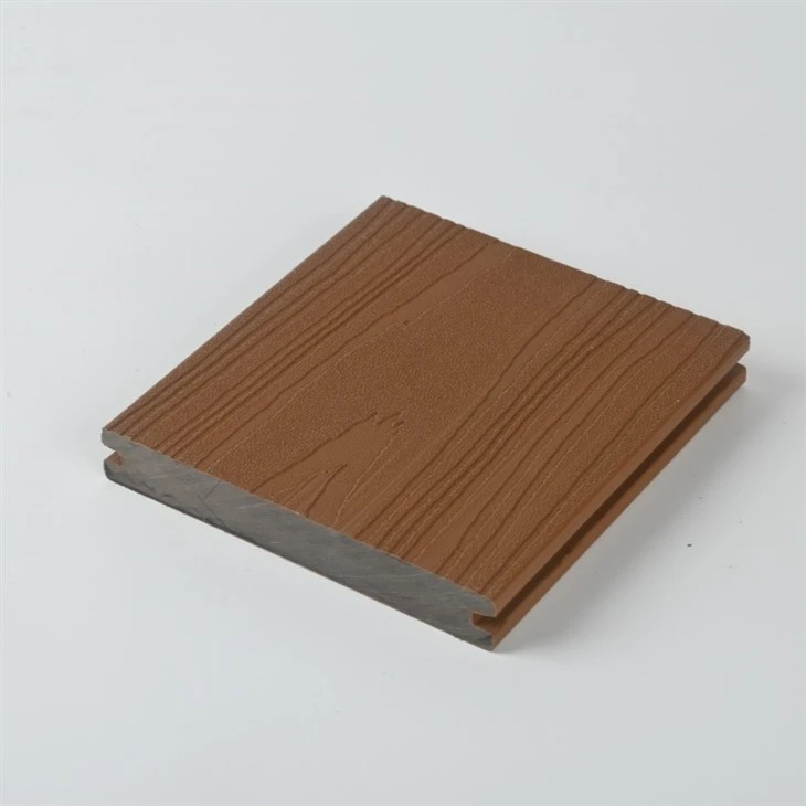 Modern Interlocking WPC Decking Tiles 3D Wood Grain Waterproof Weather Resistant DIY Flooring For Apartment Balcony Garden factory