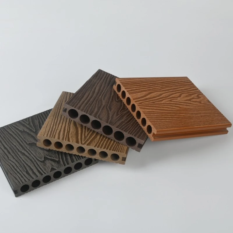 Modern Smooth Heavy-Duty Coex WPC Decking Board Low Maintenance Anti-Scratch Waterproof Outdoor Flooring Commercial Cafe Patio factory