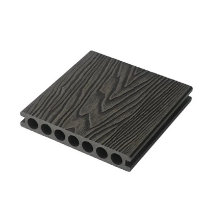 Modern Hollow Co-extruded WPC Floor-Waterproof Wood Plastic Deck For Outdoor Garden Courtyard Use