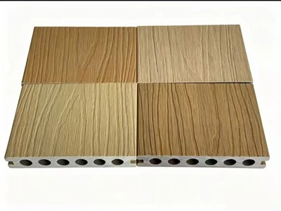 Eco Friendly Deep Wood Grain Co-extruded WPC Decking Anti-slip Deck Flooring For Family Pool And Garden Space
