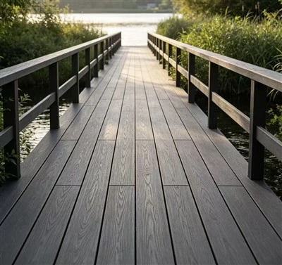 WPC Decking Outdoor Wood Plastic Composite Decking For Garden Balcony Patio Walkway Anti-slip Waterproof WPC Flooring